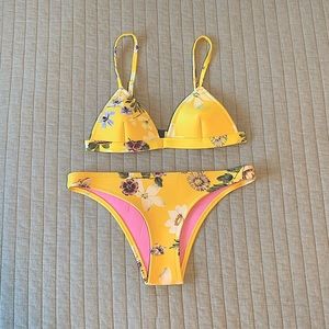 Triangl | Yellow Flower Bikini